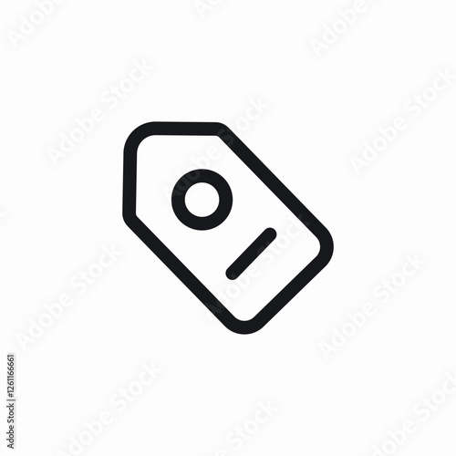 price amount tag icon sign vector