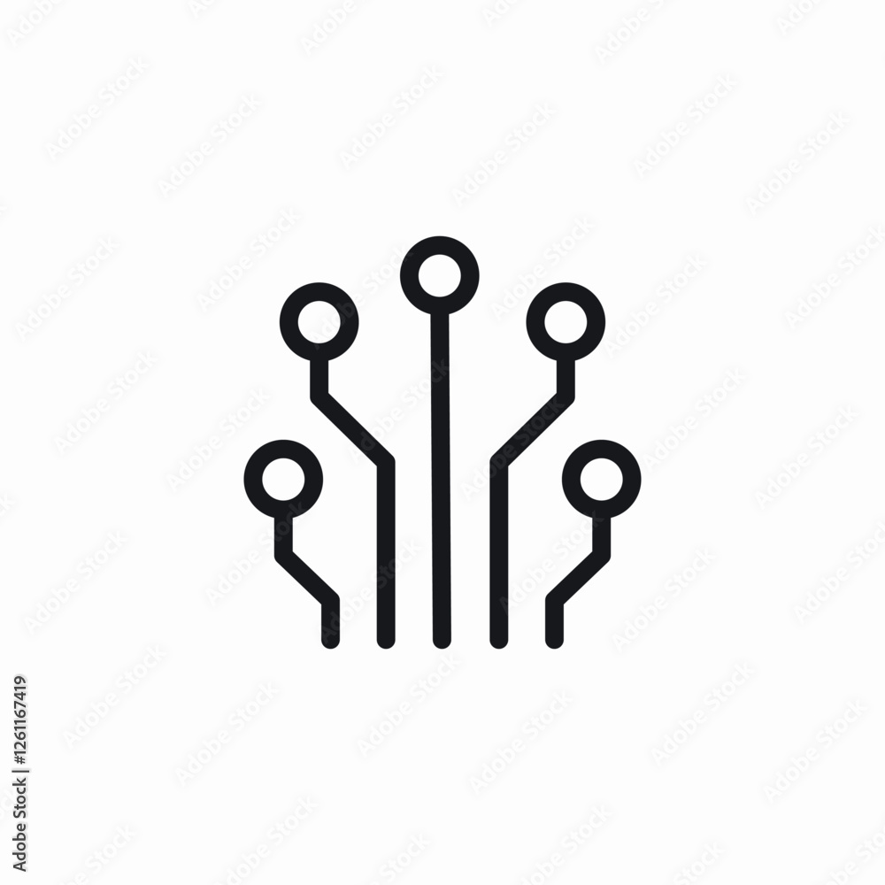 technology system icon sign vector technology system icon sign vector