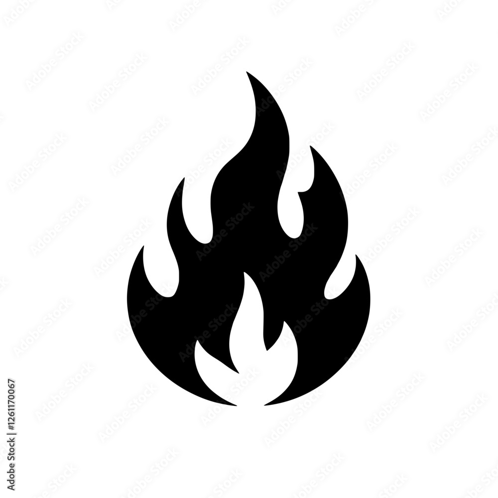 Fiery Icon: A simple yet powerful icon depicting a blazing flame, perfect for use in design projects, websites, apps, and more. It symbolizes energy, passion, and intensity. Fiery Icon: A simple yet powerful icon depicting a blazing flame, perfect for use in design projects, websites, apps, and more. It symbolizes energy, passion, and intensity.