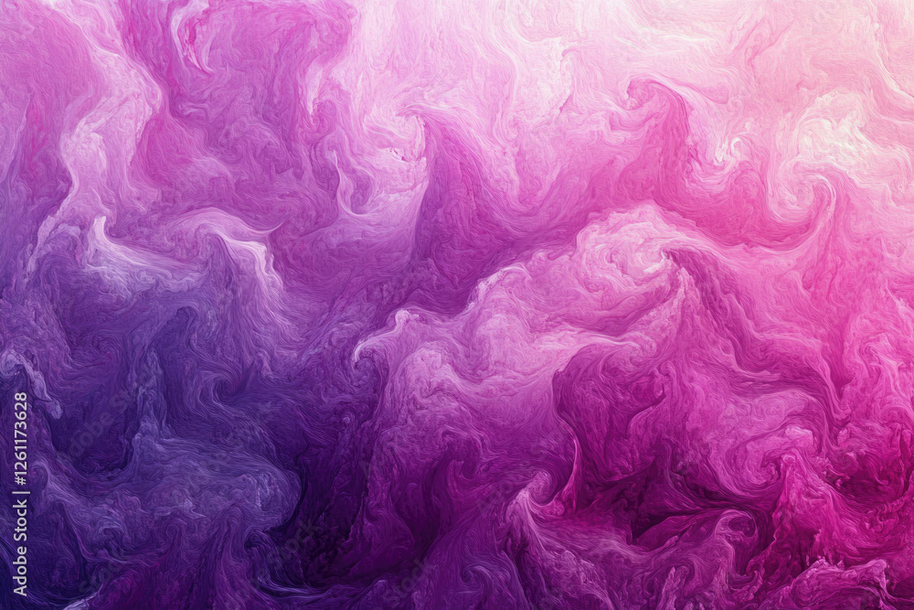 Fototapeta premium Abstract swirling purple and pink hues create a dreamy, ethereal texture.