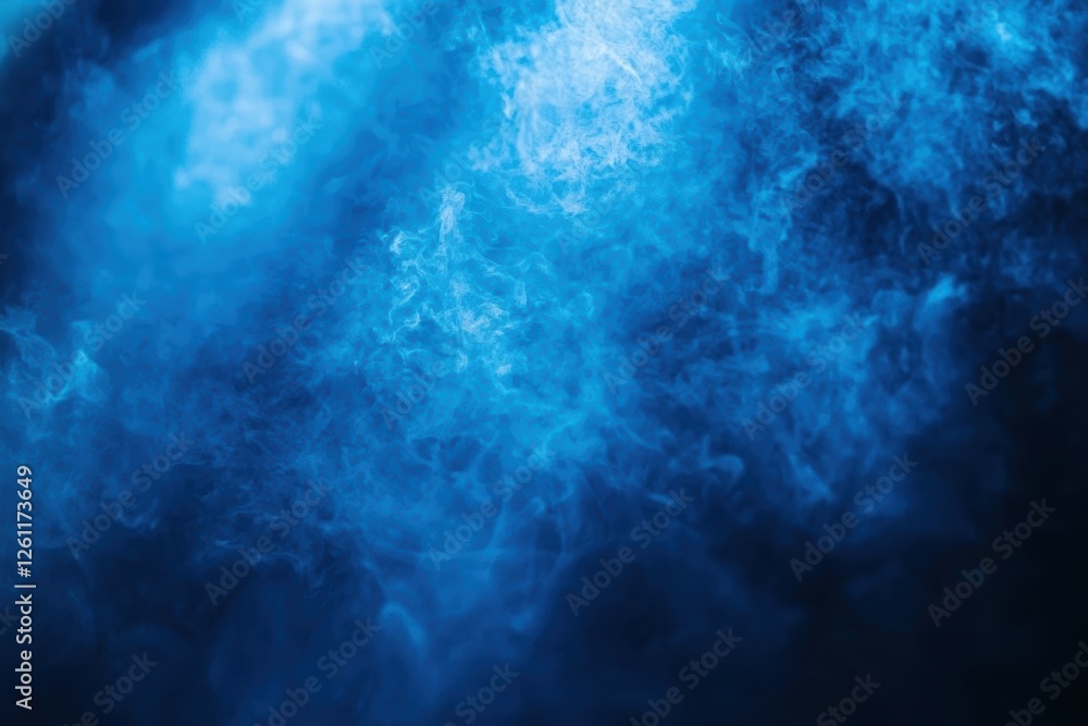 Fototapeta premium Cinematic dark mode background with soft spotlight effects abstract digital art mysterious ocean environment high fidelity visuals