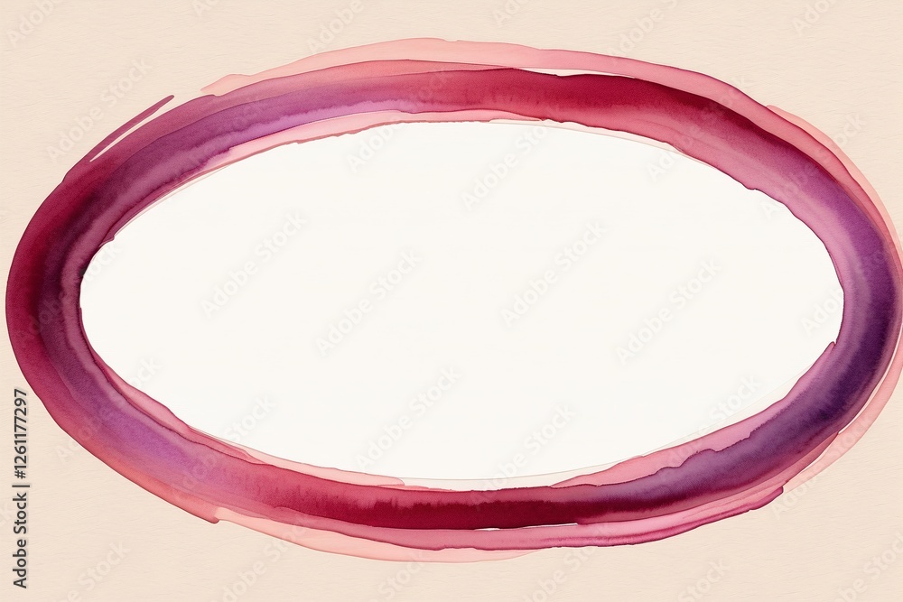 Soft Watercolor Frame with Smooth Edges in Shades of Pink and Purple Soft Watercolor Frame with Smooth Edges in Shades of Pink and Purple