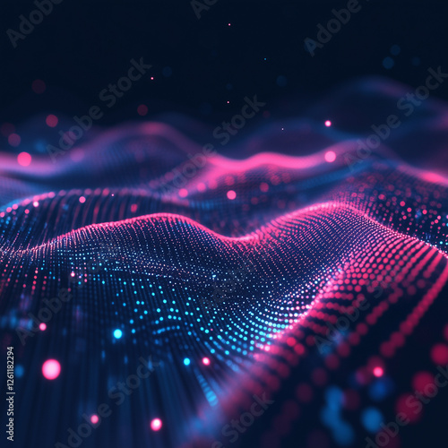 Abstract binary background for hackathon and other digital events