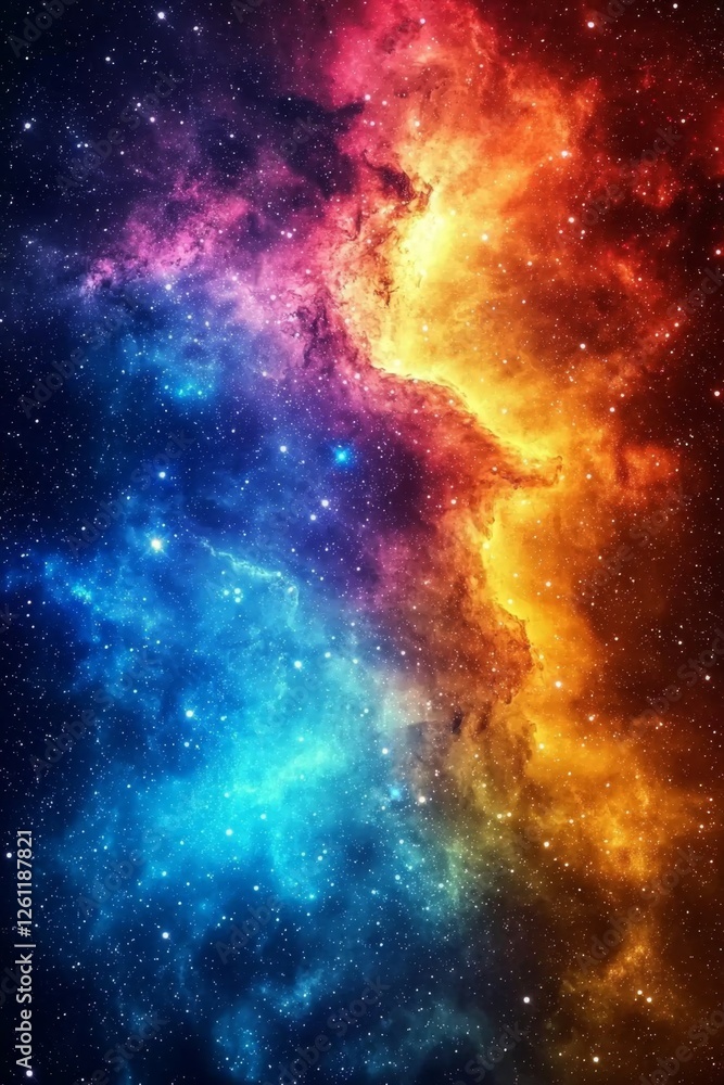 a colorful nebula with stars and nebulas in the background a colorful nebula with stars and nebulas in the background