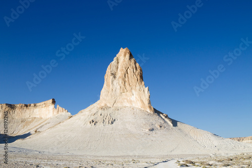 Stunning rock pinnacles in Bozzhira valley view, Kazakhstan photo