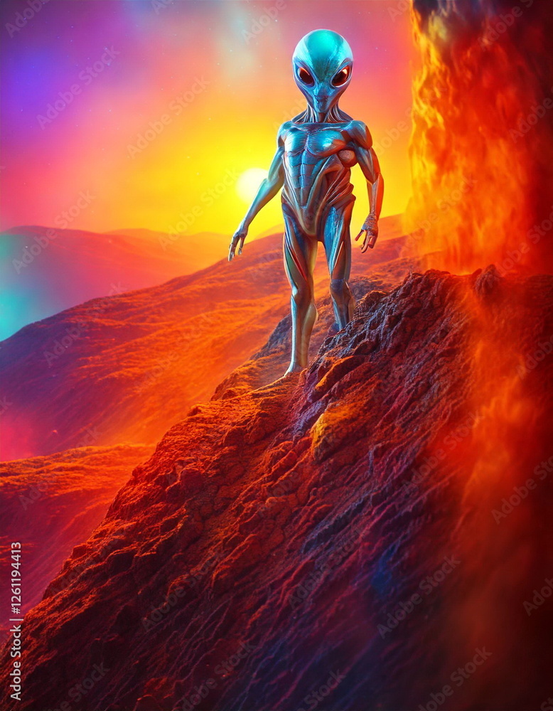 Fototapeta premium Alien