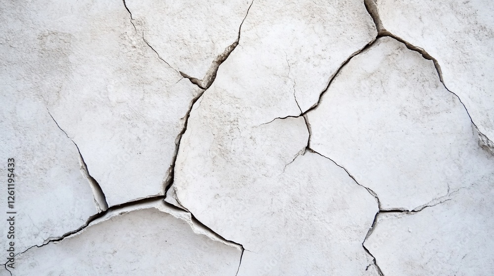 Fototapeta premium Cracked earth, desert ground texture