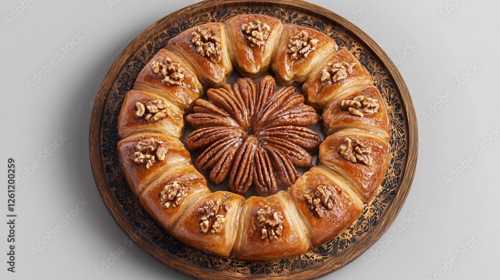Oriental Pastry with Nuts: A Culinary Delight Oriental Pastry with Nuts: A Culinary Delight