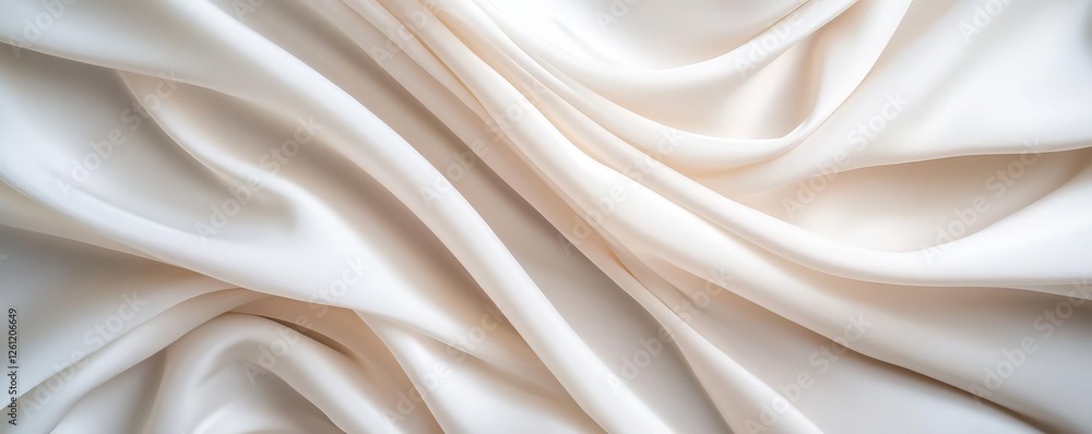 Soft white curtains billowing in a gentle breeze, peaceful ambiance Soft white curtains billowing in a gentle breeze, peaceful ambiance