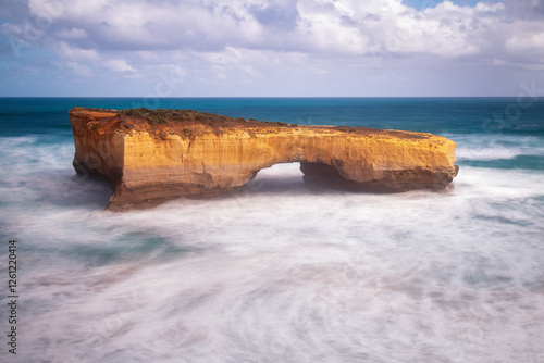 coast of great ocean road in victoria, australia photo