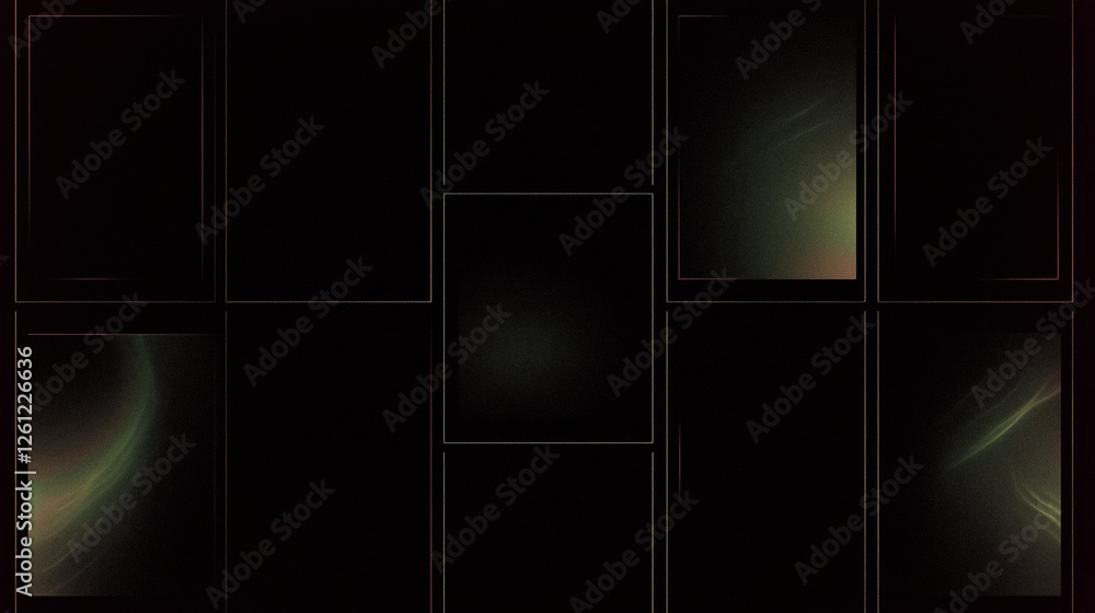 Naklejka premium Geometric abstract design with subtle gradient light effects and symmetrical pattern