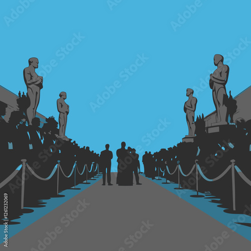 oscars, icon, chess, symbol, pawn, vector, illustration, business, game, sign, success, concept, strategy, button, silhouette, 3d, people, design
