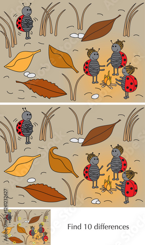 Find 10 differences
