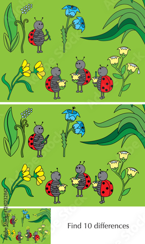 Find 10 differences