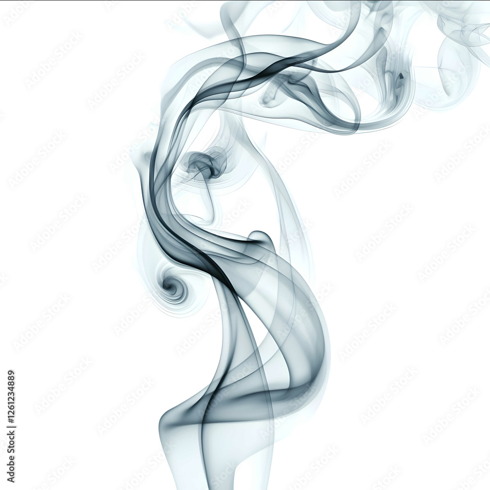 twirling smoke white background twirling smoke white background