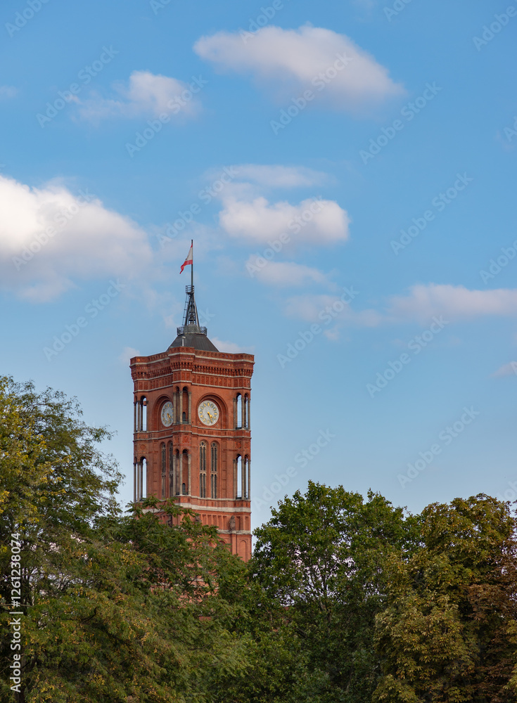 Rotes Rathaus or Berlin Red City Hall
