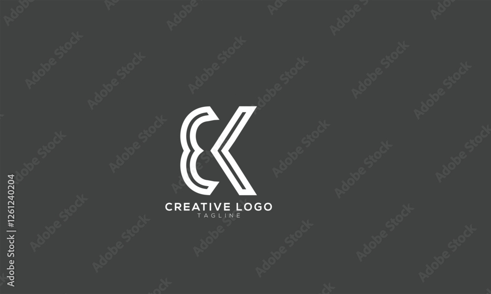 EK KE Abstract initial monogram letter alphabet logo design EK KE Abstract initial monogram letter alphabet logo design