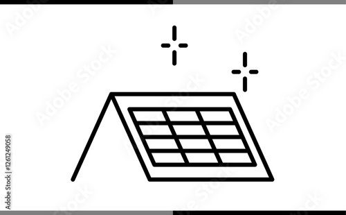 太陽光発電をイメージしたアイコン