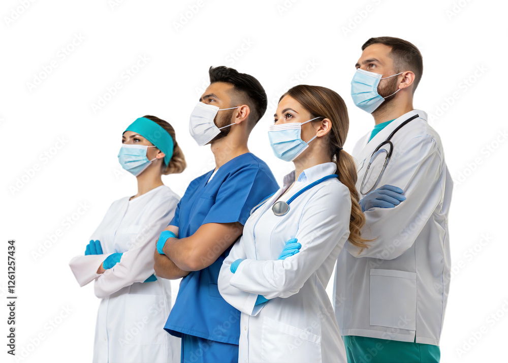Healthcare professionals display unity and care Healthcare professionals display unity and care