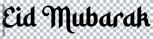 Eid Mubarak, Eid Mubarak calligraphy, Simple Eid Mubarak Calligraphy on Isolated. Stylish eid mubarak vectors. 