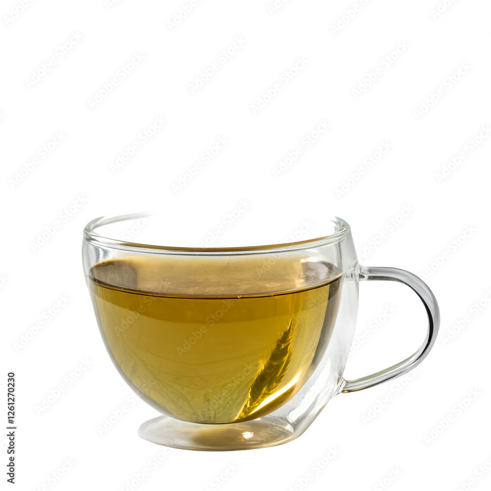 Transparent Glass Cup Filled with Hot Green Tea: Perfect for Wellness Branding, Tea Menus, and Soothing Beverage Photography. Transparent Glass Cup Filled with Hot Green Tea: Perfect for Wellness Branding, Tea Menus, and Soothing Beverage Photography.