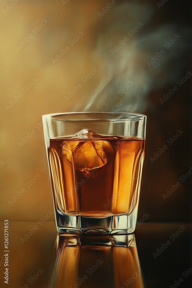 A glass of tea generative AI A glass of tea generative AI