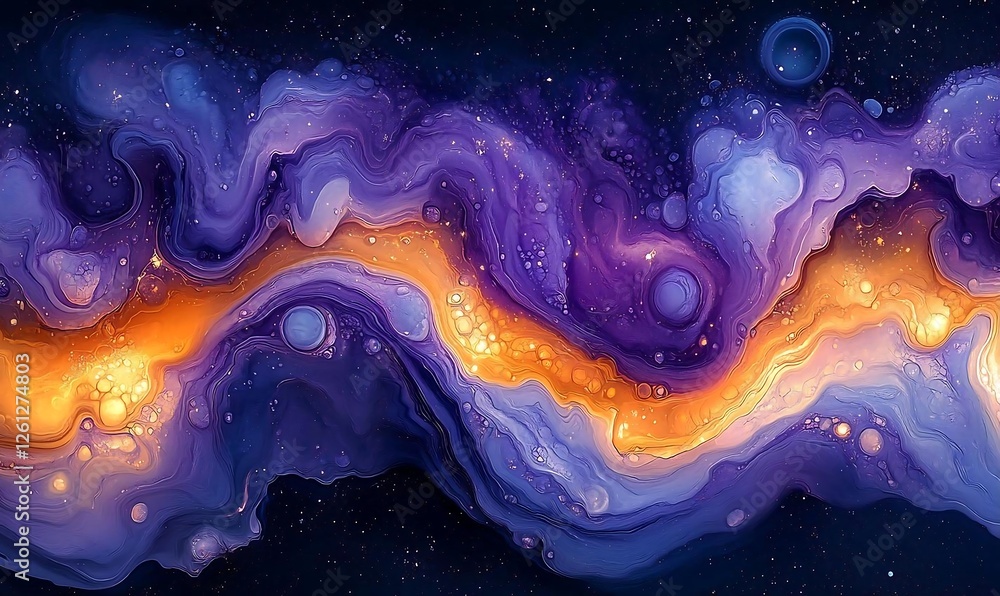 Nebula-Inspired Deep-Space Liquid Abstract in Vibrant Blue and Purple
Nebula-Inspired Deep-Space Liquid Abstract in Vibrant Blue and Purple