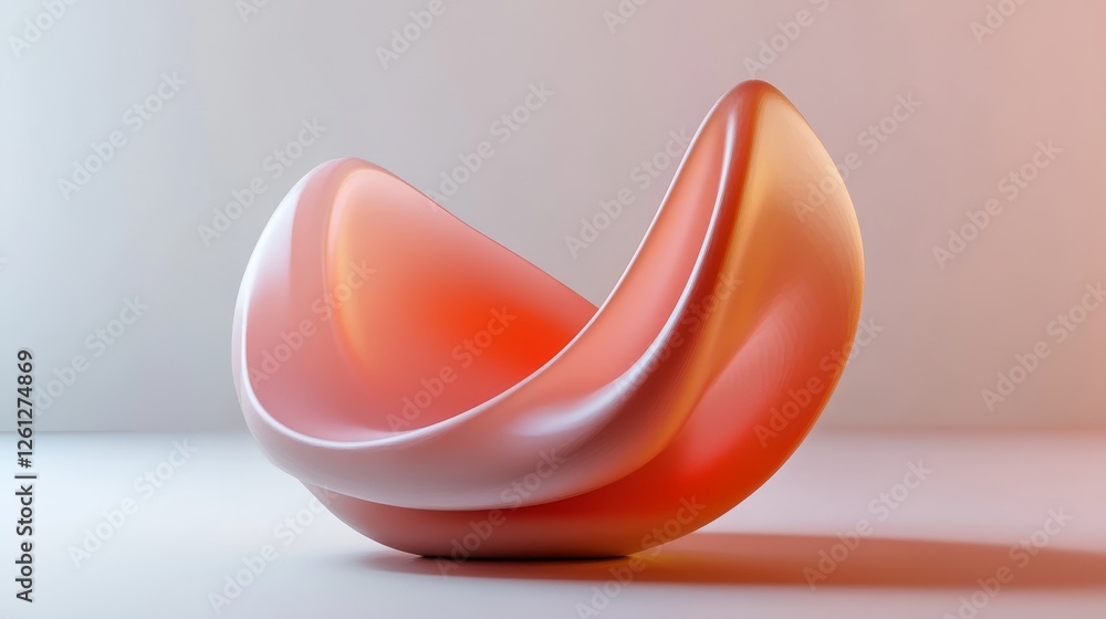 abstract shape 3d icon isolated on the white background abstract shape 3d icon isolated on the white background