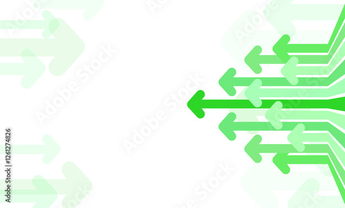 Abstract financial background with arrows  Concept decrease. Vector illustration.