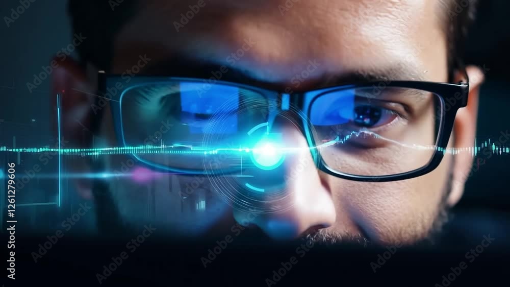 man in glasses with laptop man in glasses with laptop