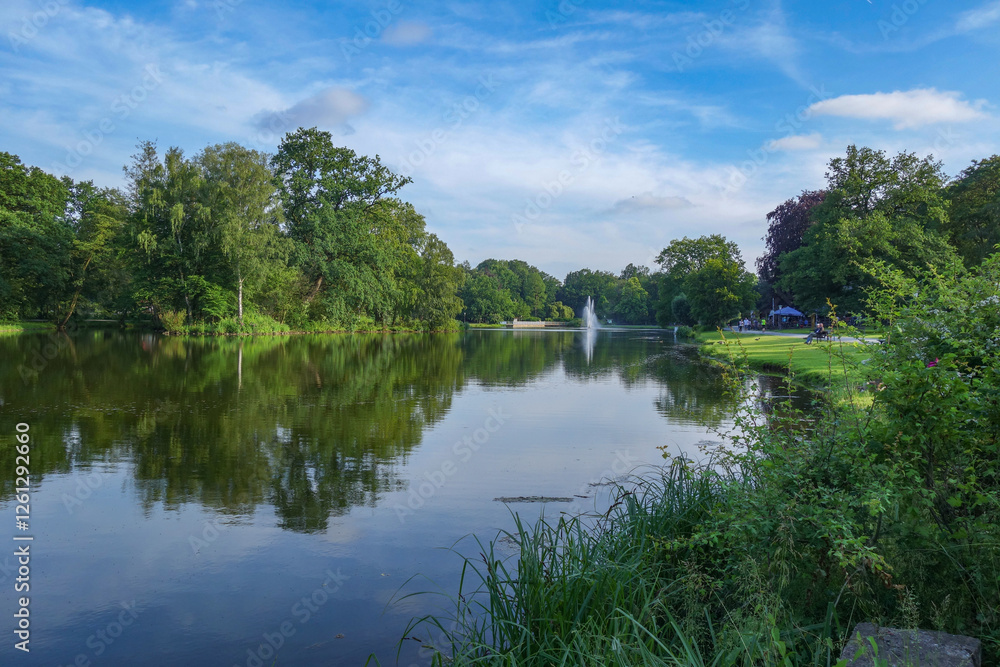 Lake in the City of Bad Salzuflen Lake in the City of Bad Salzuflen