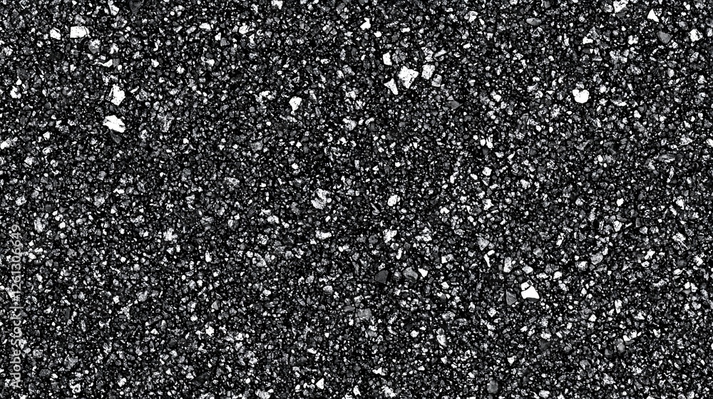 Obraz premium Black and white speckled stone aggregate texture