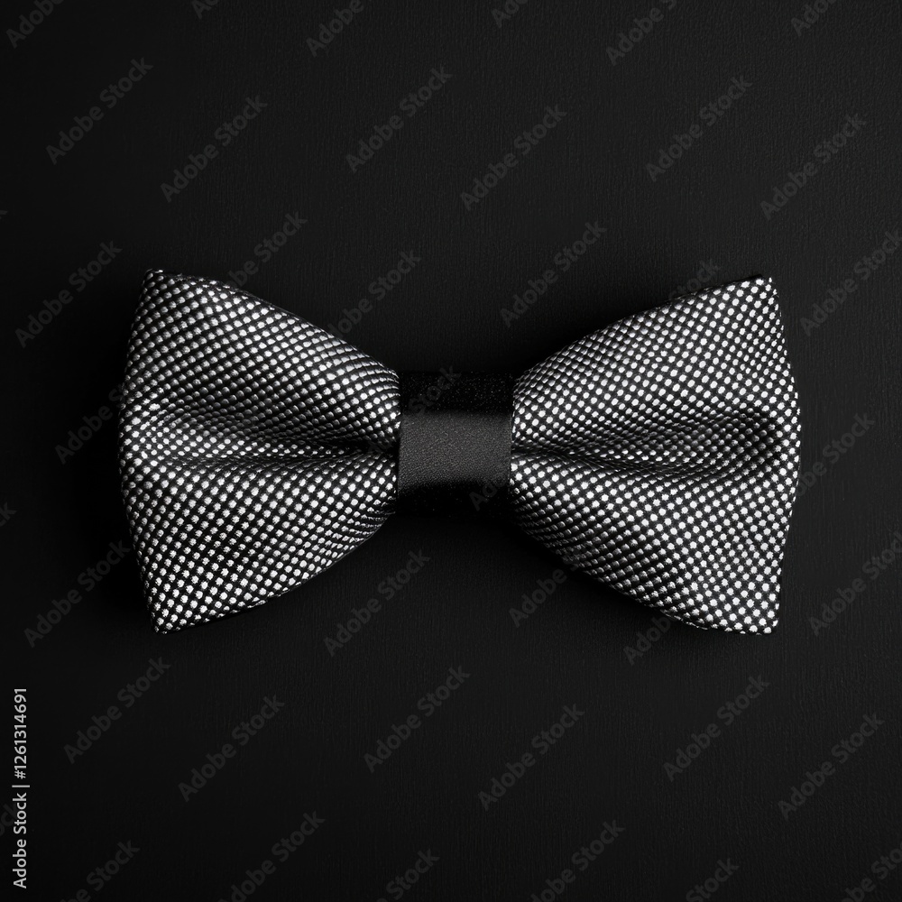 Cotton Bowtie with Texture Design Cotton Bowtie with Texture Design