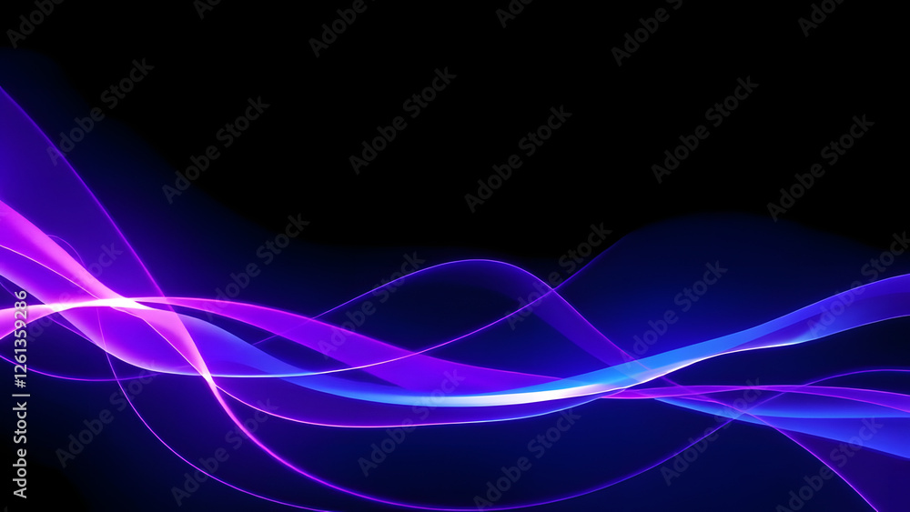 Naklejka premium Abstract blue and purple backgrounds with lines