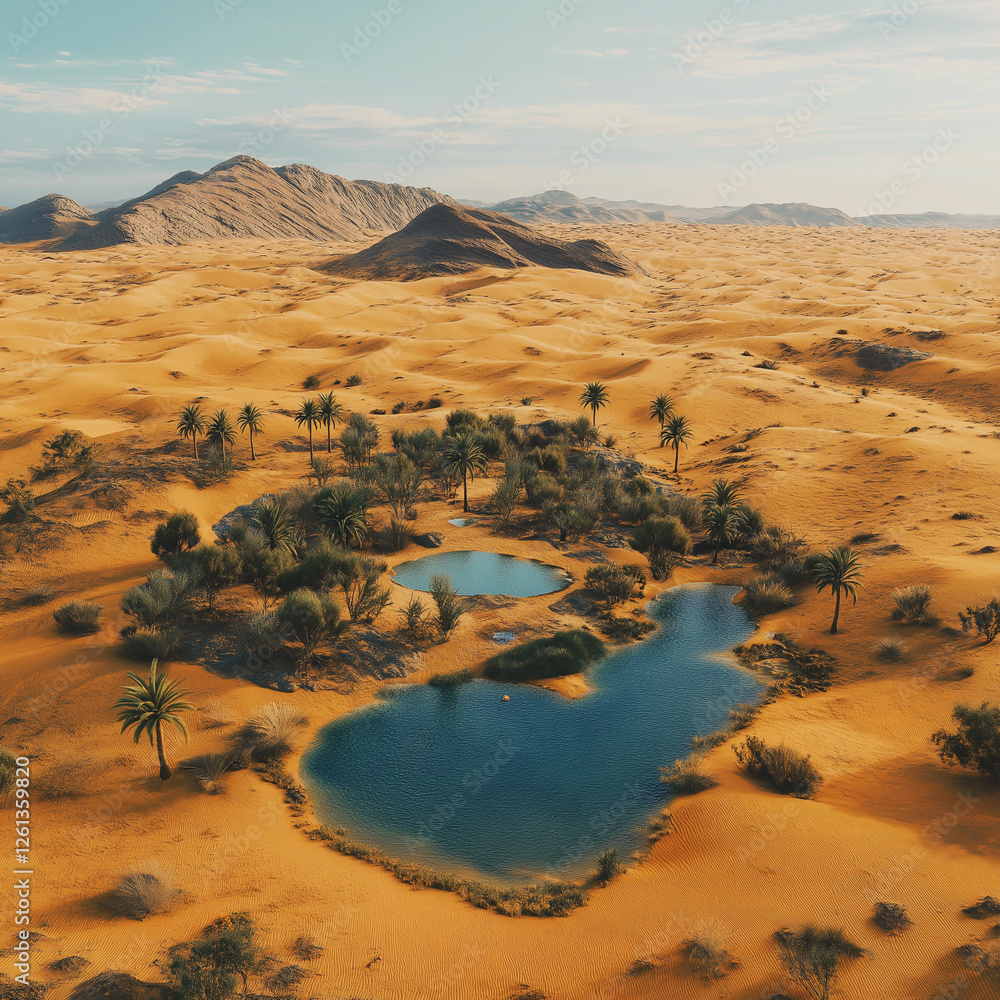 Fototapeta premium oasis in the desert