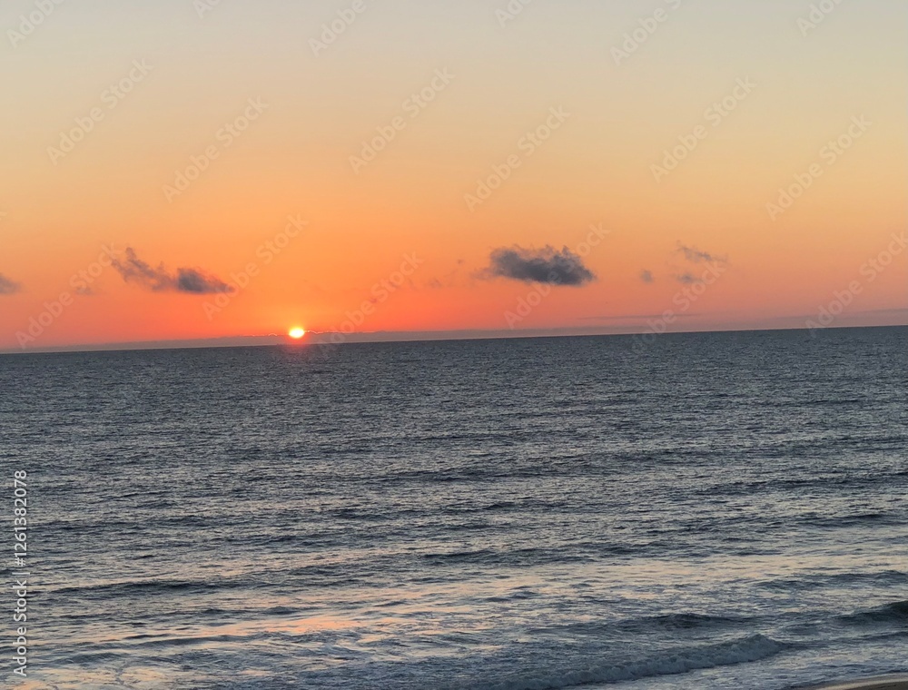 Fototapeta premium sunset at the sea