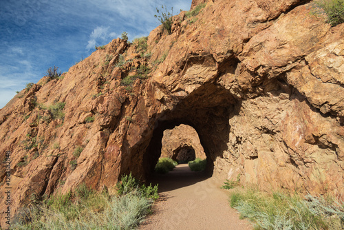 Tunnels on the Tunnel Drive Trail in Canon City, Colorado