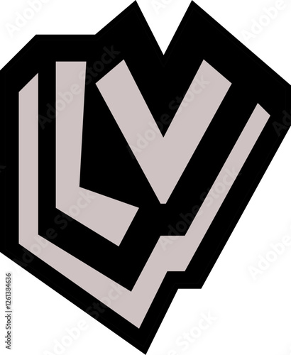 LV Letters Sports Logo