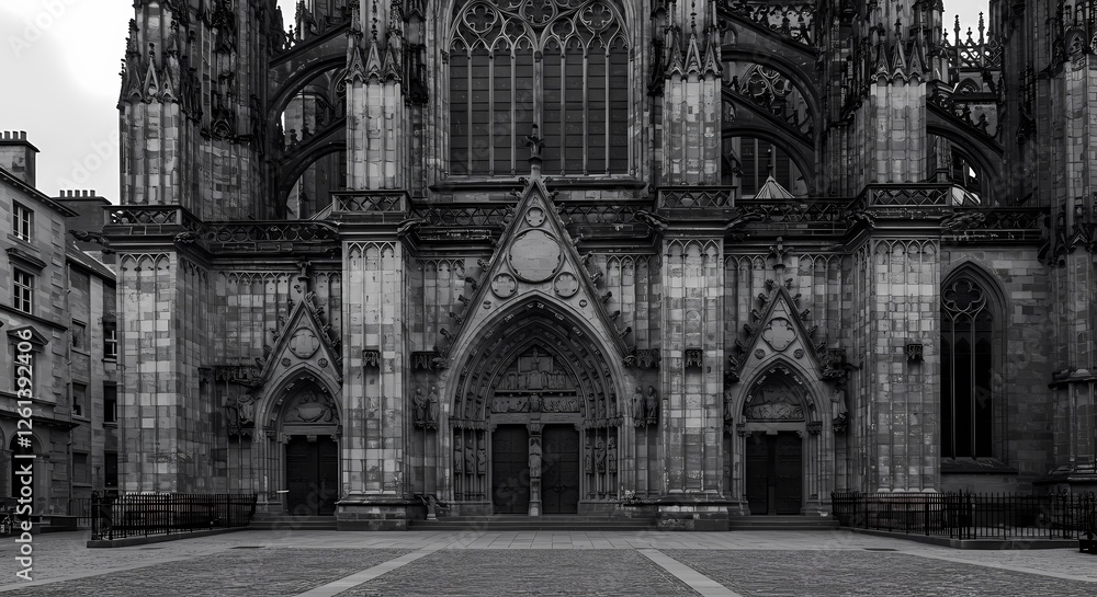 Majestic Cathedral: Stunning Interior & Exterior Views – Gothic Architecture, Stained Glass, Grand Design – Perfect for Religious, Historical, or Travel Themes Majestic Cathedral: Stunning Interior & Exterior Views – Gothic Architecture, Stained Glass, Grand Design – Perfect for Religious, Historical, or Travel Themes