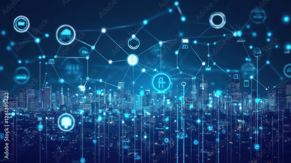 Digital City Network Hologram Digital City Network Hologram