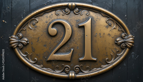 old bronze door knocker