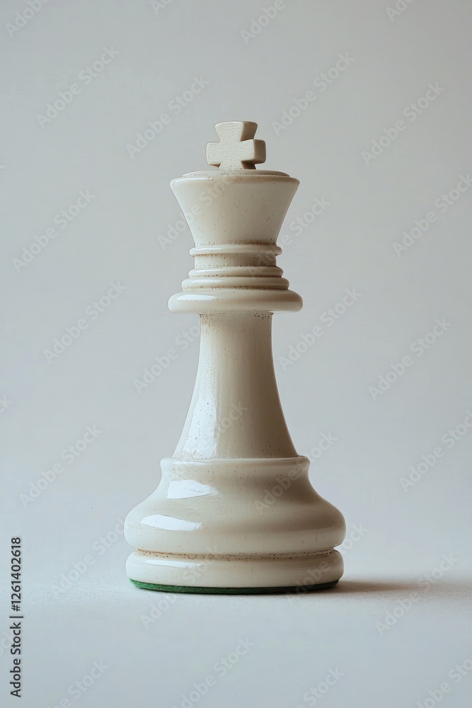 A solitary white chess piece, elegantly positioned on a white background, symbolizing strategy and purity. A solitary white chess piece, elegantly positioned on a white background, symbolizing strategy and purity.