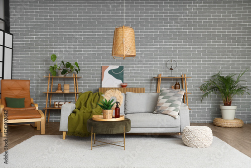 Interior of living room wit...