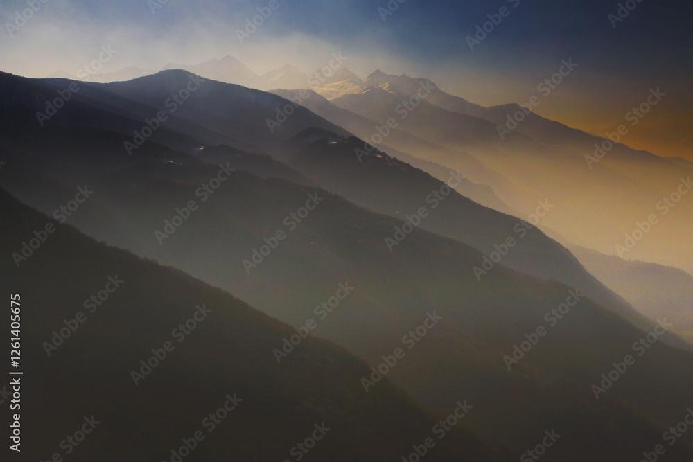 Alpi Cozie, Torino, Piemonte, Italia