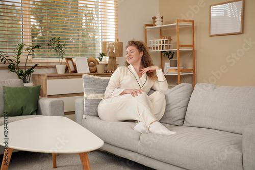 Beautiful young woman relax...