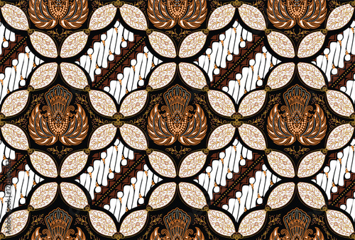 Wallpaper Mural A very unique classic batik motif from Indonesia Torontodigital.ca