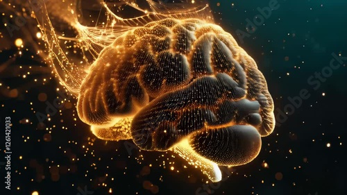  captivating display of brain activity as neural connections light up in brilliant colors, illustrating the intricate processes of thought, memory, and creativity in action.