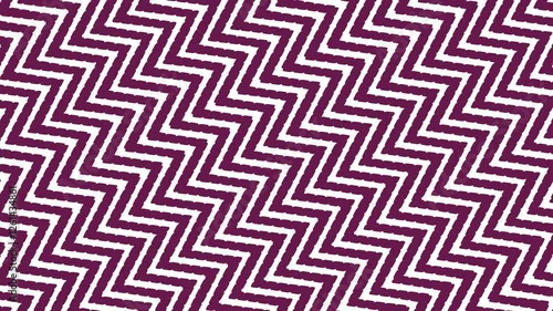 Maroon and White Zigzag Pattern