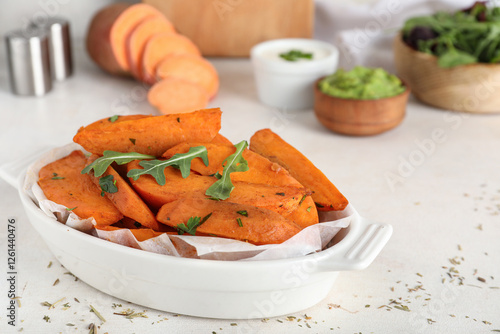 Healthy baked sweet potato ...