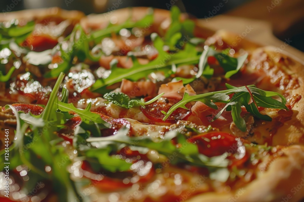 Close up of a pizza Close up of a pizza